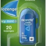 Nicorette Cools Icy Mint 2mg Nicotine – 20 Lozenges