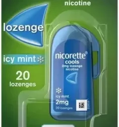 Nicorette Cools Icy Mint 2mg Nicotine – 20 Lozenges