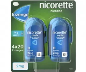 Nicorette Cools Icy Mint 2mg Lozenges – 80 Lozenges