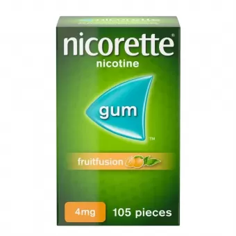 Nicorette 4mg Fruitfusion Gum – 105 Pieces