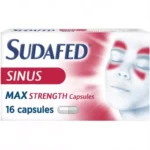 Sudafed Sinus Max Strength 16 Capsules