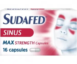 Sudafed Sinus Max Strength 16 Capsules