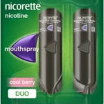 Nicorette QuickMist 1mg Cool Berry Mouthspray Duo Pack - 2 x 150 Sprays
