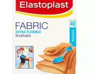 Elastoplast Extra Flexible Fabric Plasters - 40 Pack