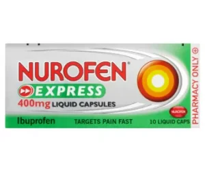 Nurofen Express Max Strength 400mg - 10 Liquid Capsules