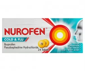 Nurofen Cold & Flu Relief 200mg/5mg - 24 Tablets