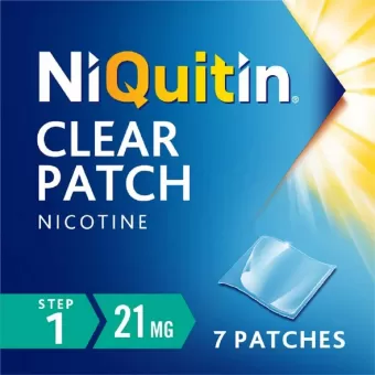Niquitin 21mg Step 1 Clear Patch - 7 Patches