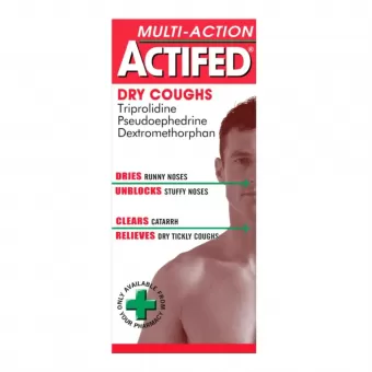 Actifed Multi-Action Dry Coughs - 100ml