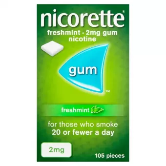 Nicorette Freshmint 2mg Gum - 105 Pieces