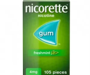 Nicorette 4mg Freshmint Gum – 105 Pieces