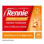 Rennie Indigestion Chewable Tablets (Orange) - 36 Tablets