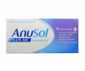 Anusol Plus HC Suppositories - 12 Suppositories