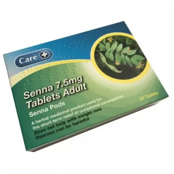 Senna Laxative 7.5mg - 20 tablets