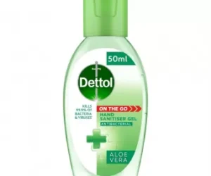 Dettol On the Go Anti-Bacterial Aloe Vera Hand Hygiene Gel - 50ml
