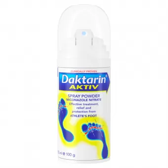 Daktarin Aktiv (Miconazole) Spray Powder -  100g