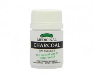 J.L Braggs Activated Medicinal Charcoal Tablets - 100 Pack