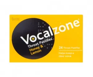 Vocalzone Honey & Lemon Throat Pastilles