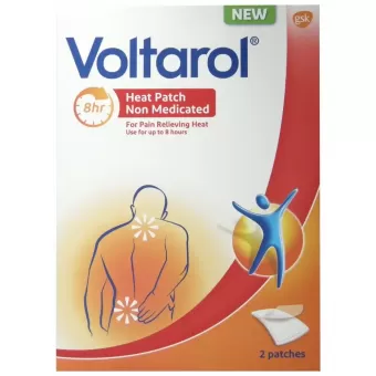 Voltarol Heat Patch Non Medicated Pain Relief - 2 Patches