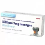 Difflam Mint 3mg Lozenges - 20 Lozenges