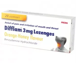 Difflam Orange & Honey 3mg Lozenges - 20 Lozenges