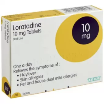 Loratadine 10mg Tablets - 30 Tablets